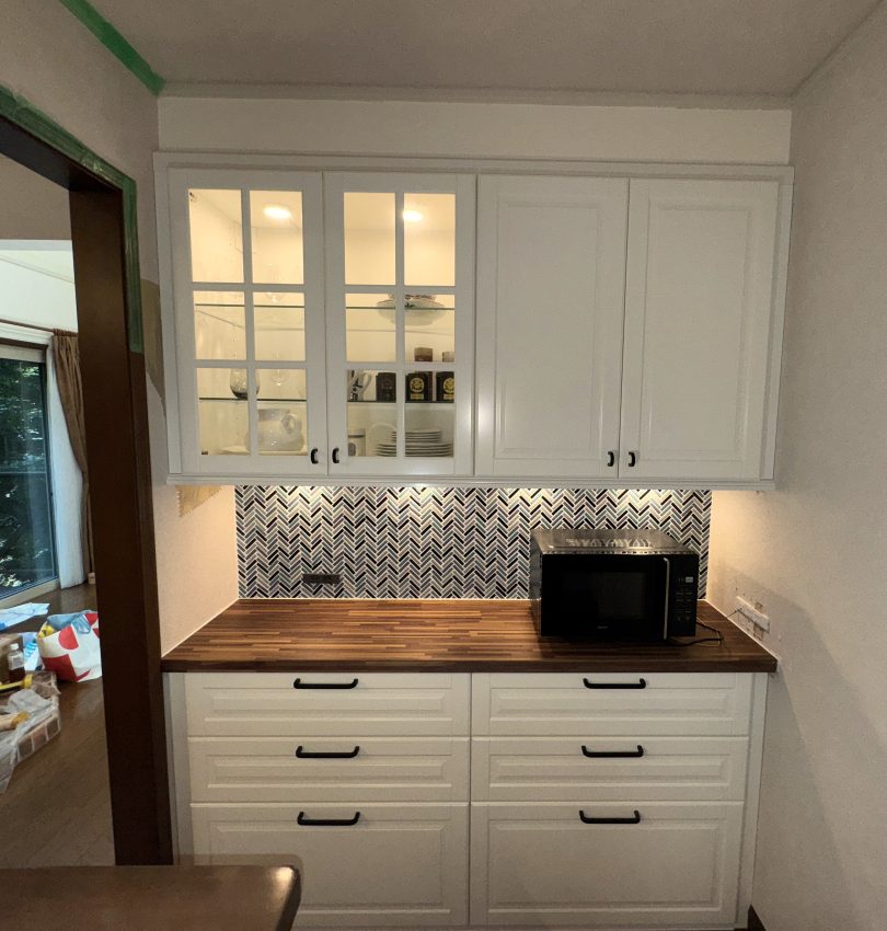 洗面、キッチン、リフォーム、長野、IKEA、タイル