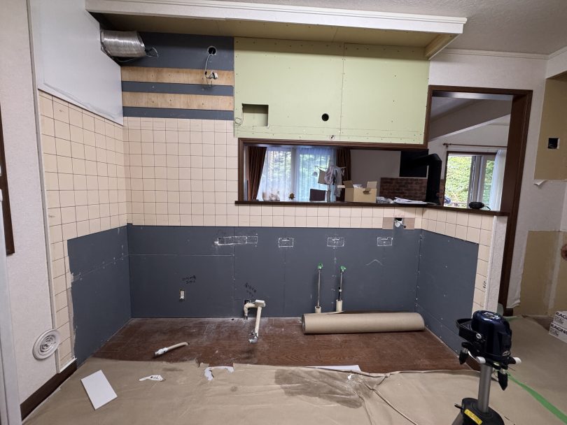 洗面、キッチン、リフォーム、長野、IKEA、タイル